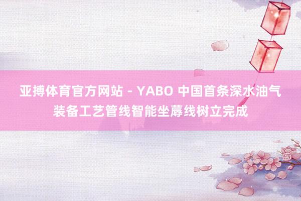 亚搏体育官方网站 - YABO 中国首条深水油气装备工艺管线智能坐蓐线树立完成