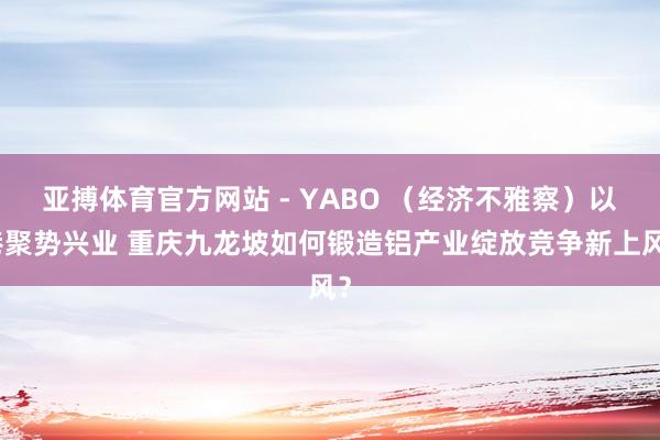 亚搏体育官方网站 - YABO （经济不雅察）以港聚势兴业 重庆九龙坡如何锻造铝产业绽放竞争新上风？